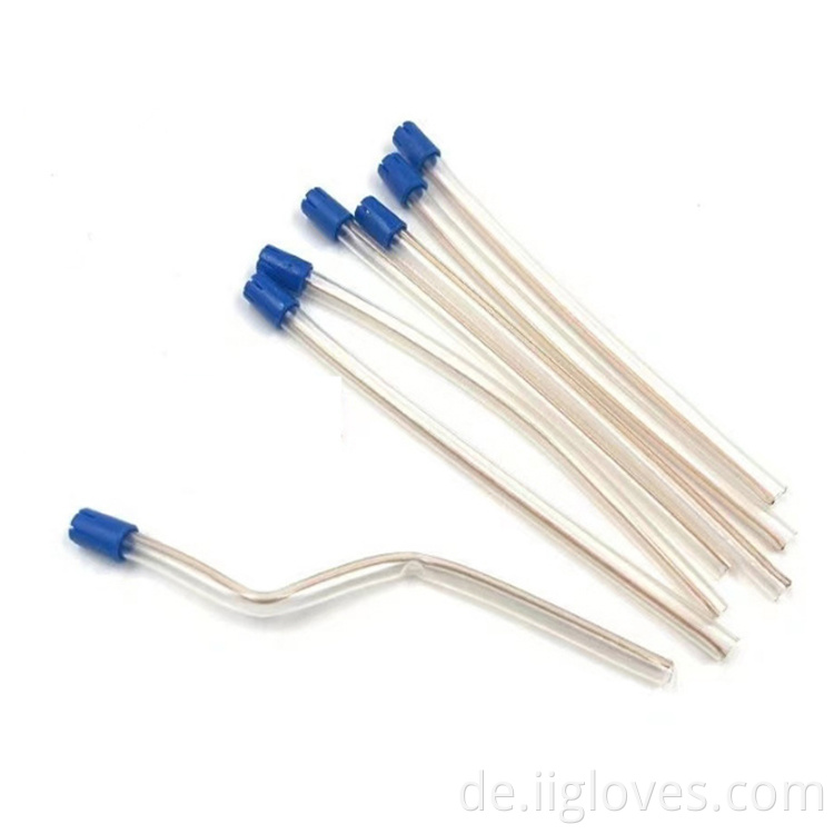 Werksfabrik direkt zahnärztliche Einweg -Speichel -Ejektor -Zahnabstand PVC Speichel Ejektor Edelstahl -Kernsaugrohr